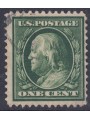USA 1908 Benjamin Franklin (1c verde) us