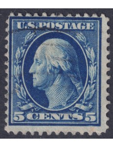 USA 1908 George Washington (5c azzurro) us