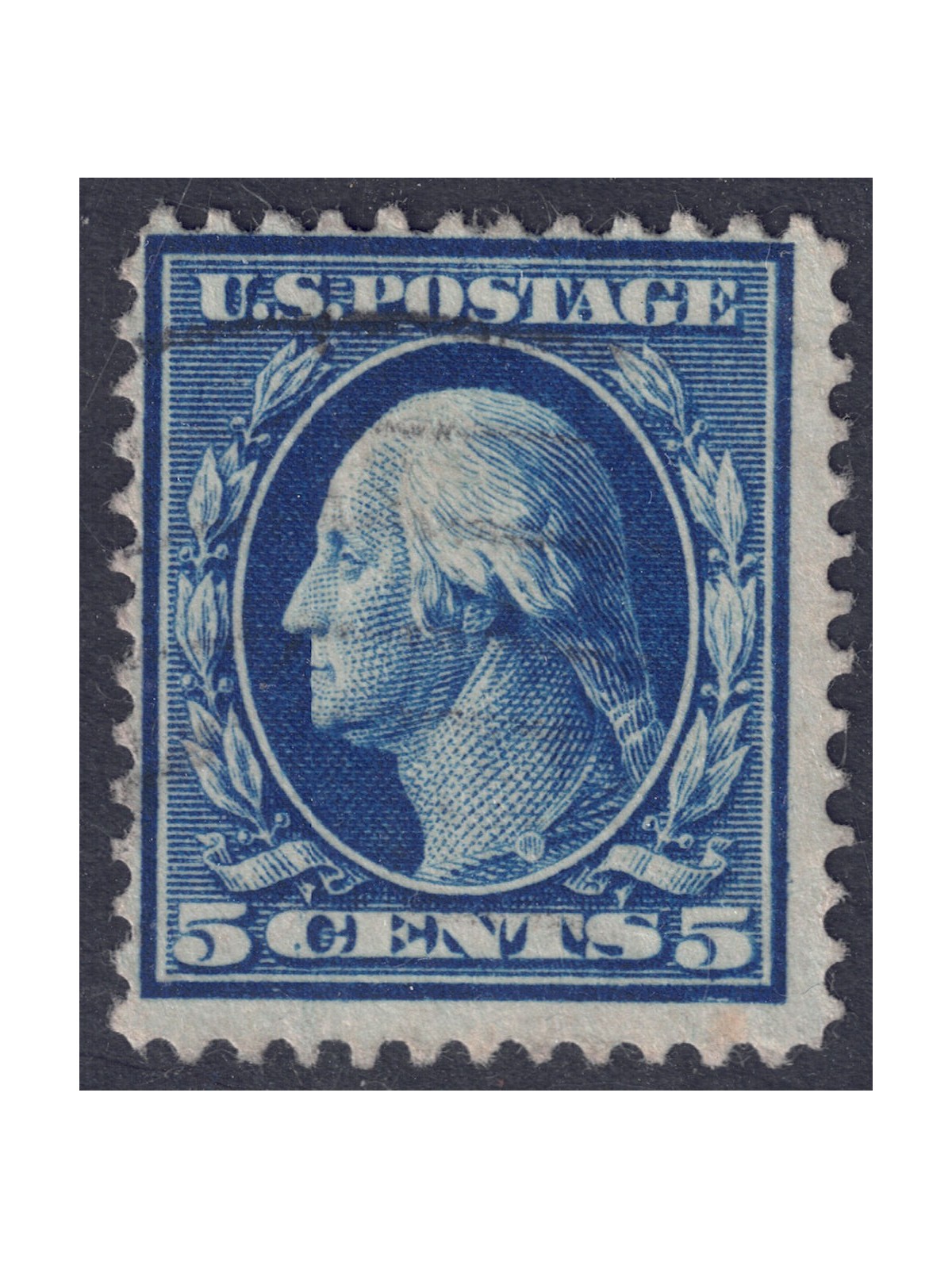 USA 1908 George Washington (5c azzurro) us