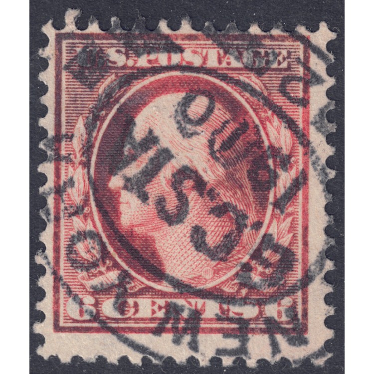 USA 1908 George Washington (6c orange brown) us
