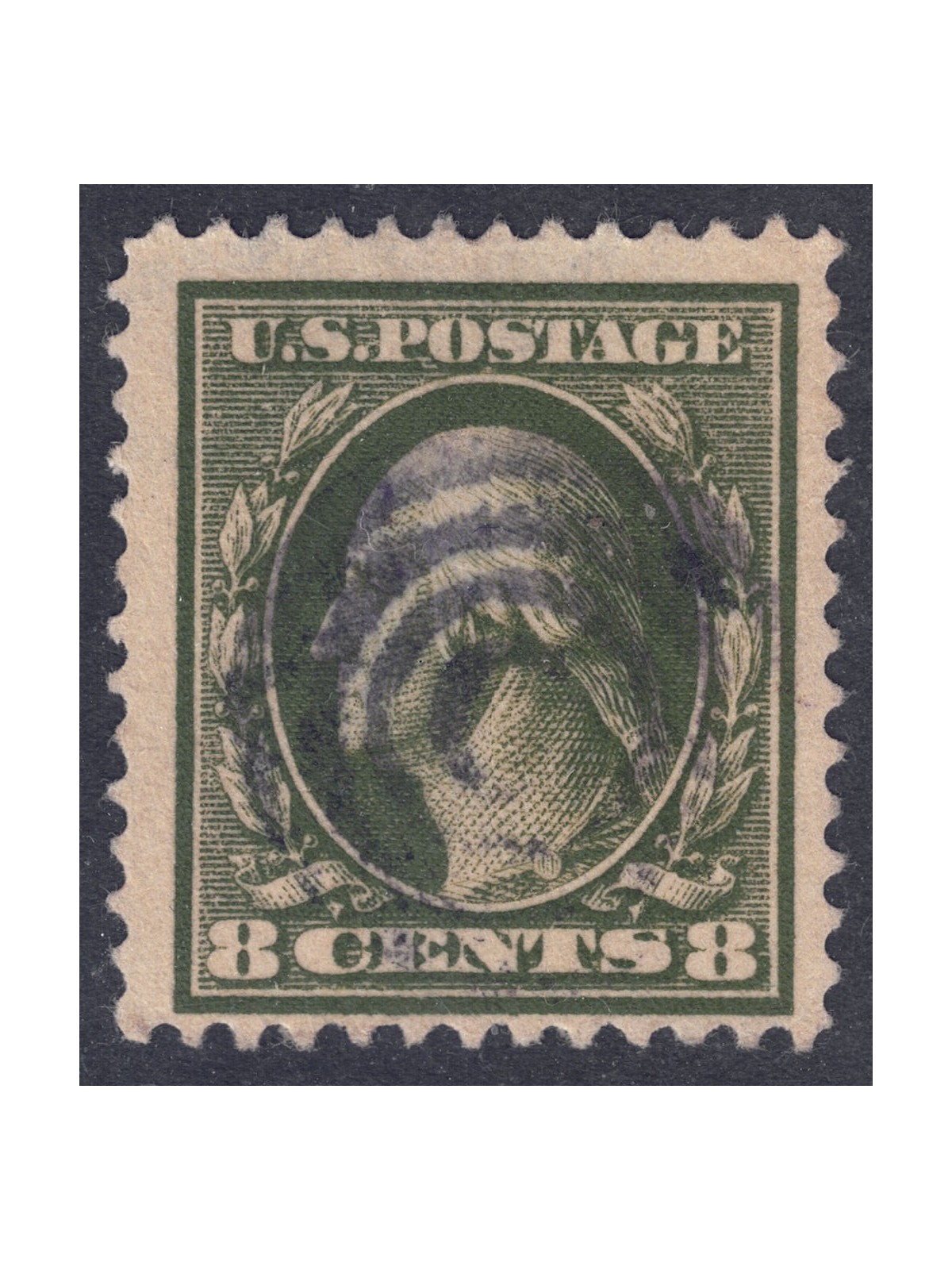 USA 1908 George Washington (8c olive green) us
