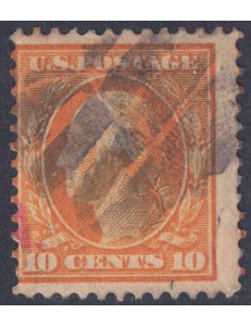 USA 1908 George Washington (10c yellow) us