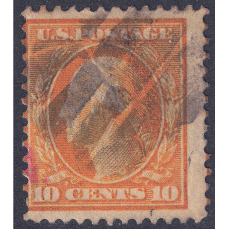USA 1908 George Washington (10c giallo) us