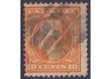 USA 1908 George Washington (10c yellow) us