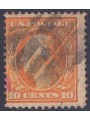 USA 1908 George Washington (10c giallo) us