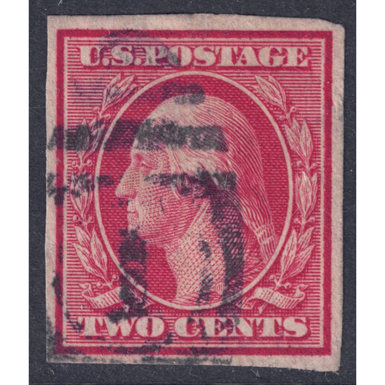 USA 1908 George Washington (2c carmine imperforate) us