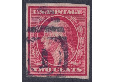 USA 1908 George Washington (2c carmine imperforate) us