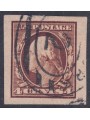 USA 1909 George Washington (4c brown not perforated) us