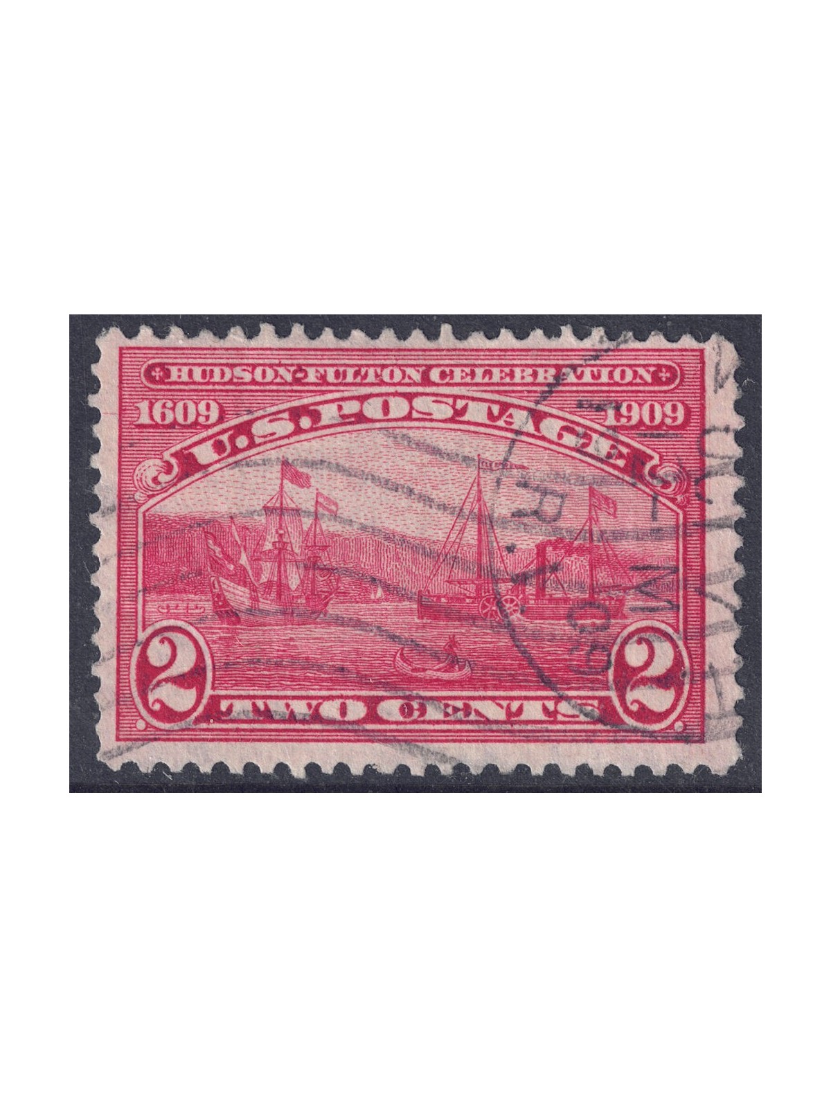 USA 1909 Hudson River and steam navigation us