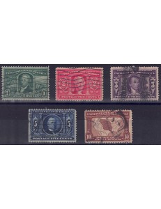 USA 1904 Esposizione Luisiana 5v us
