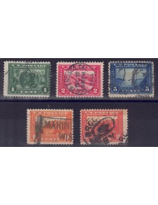 USA 1913 Panama-Pacific Exhibition 5v us