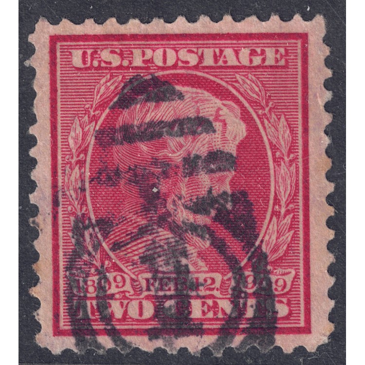 USA 1909 Abraham Lincoln (2c carminio) us