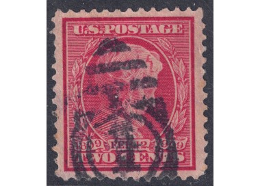 USA 1909 Abraham Lincoln (2c carminio) us