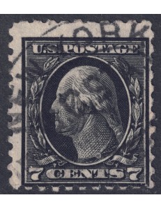 USA 1912 George Washington (7c nero) us
