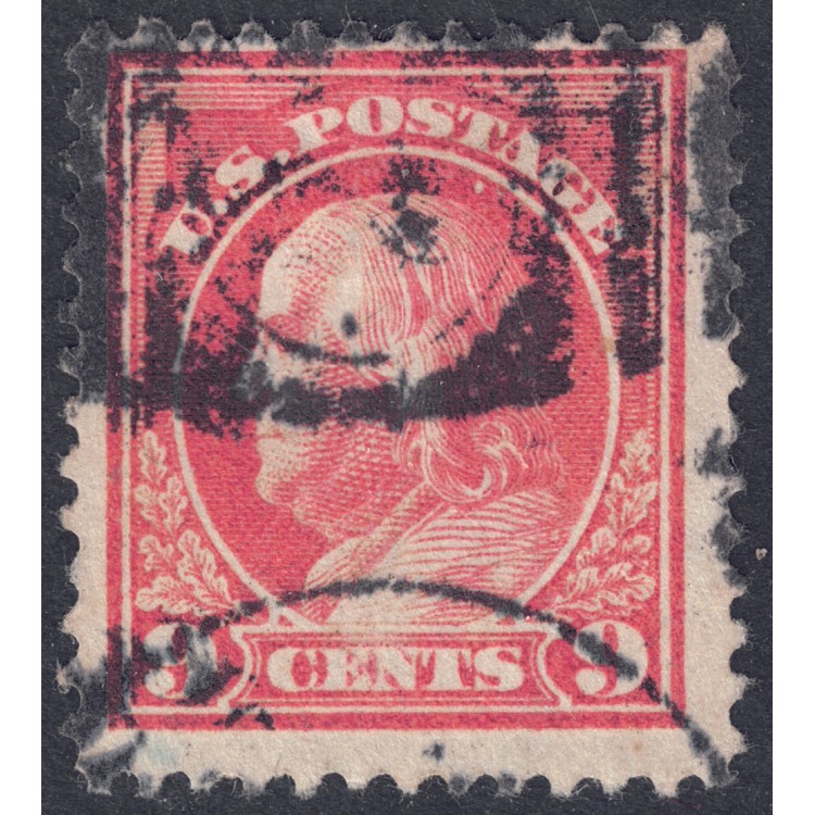 USA 1912 Benjamin Franklin (9c Salmon Red) us