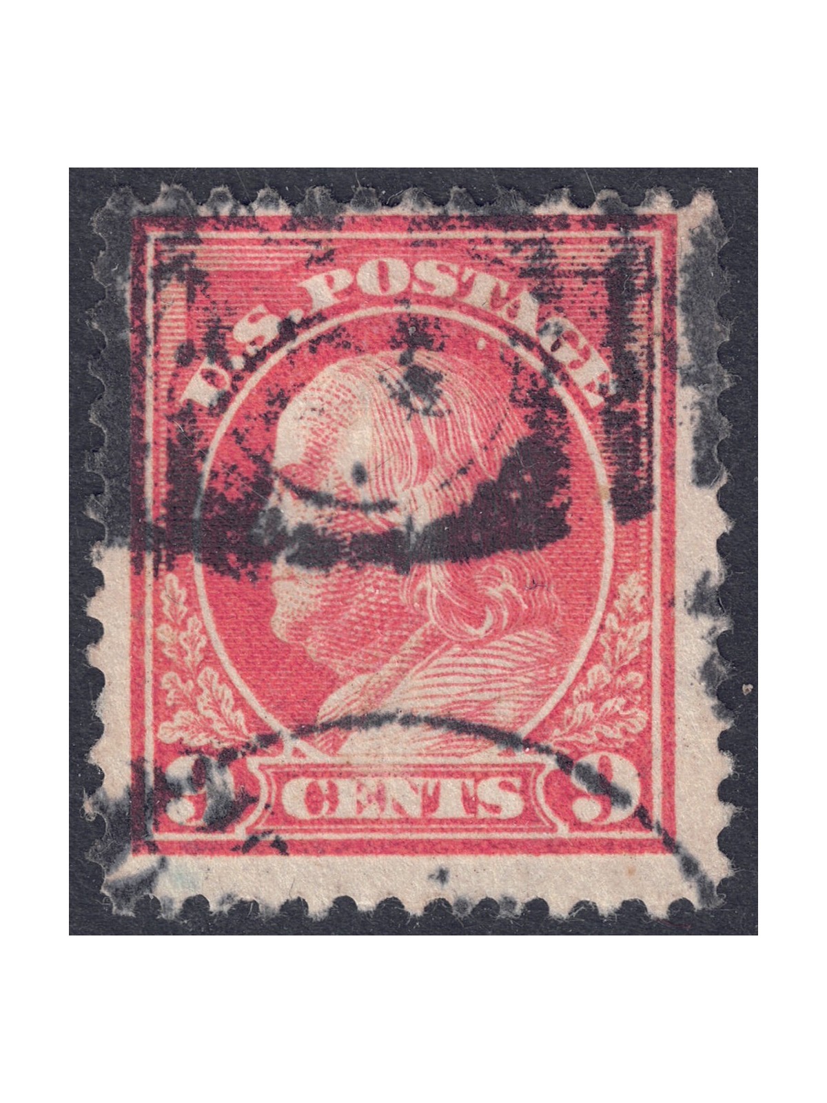 USA 1912 Benjamin Franklin (9c rosso salmone) us