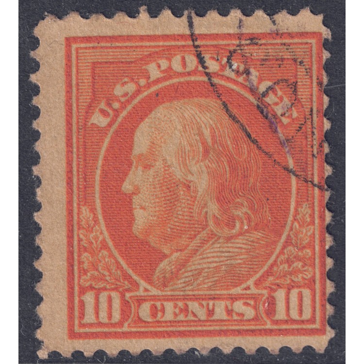 USA 1912 Benjamin Franklin (10c yellow orange) us