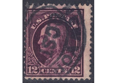USA 1912 Benjamin Franklin (12c lilac brown) us