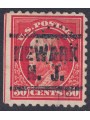 USA 1912 Benjamin Franklin (30c Orange Red) US (perfin)