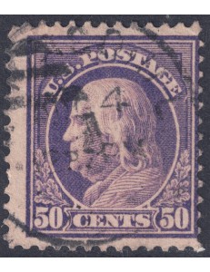 USA 1912 Benjamin Franklin (50c violet) us