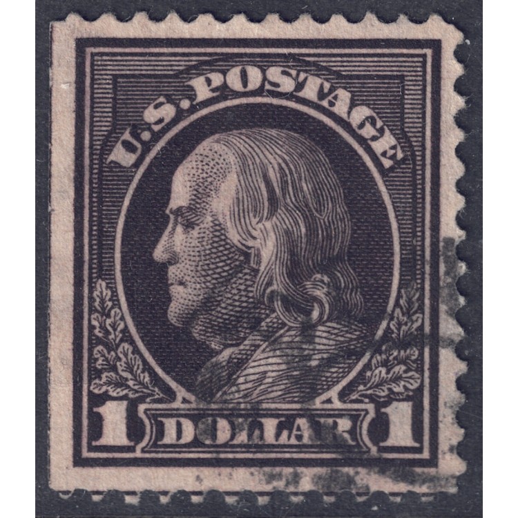 USA 1912 Benjamin Franklin (1$ bruno violetto) us