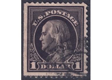 USA 1912 Benjamin Franklin ($1 brown violet) us