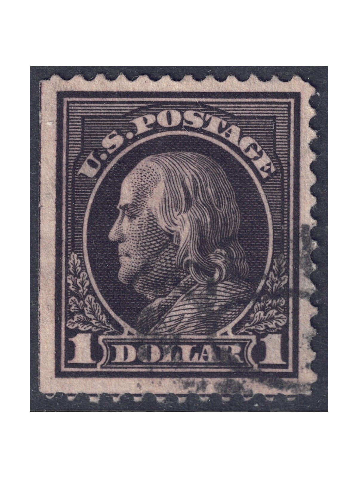 USA 1912 Benjamin Franklin ($1 brown violet) us