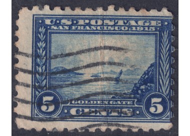 USA 1915 Panama-Pacific Exposition (5c blue perforated 10) us