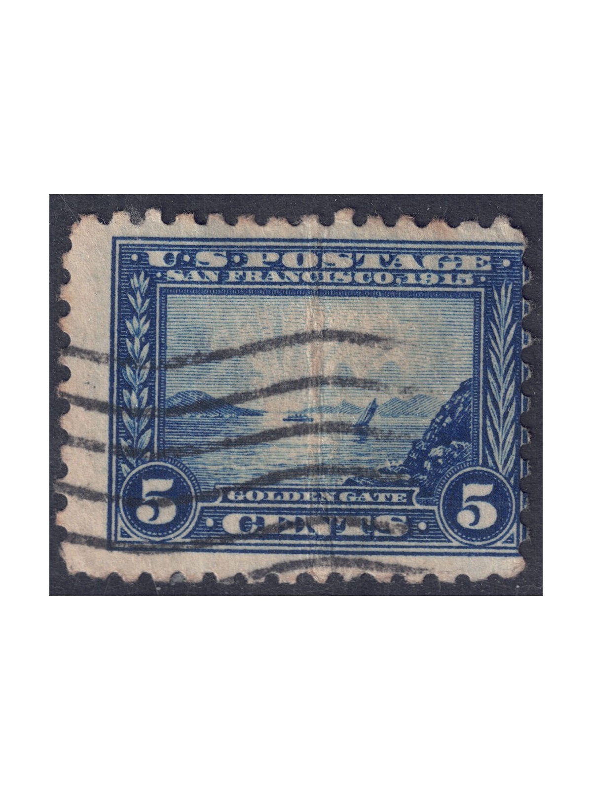 USA 1915 Panama-Pacific Exposition (5c blue perforated 10) us