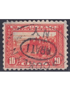 USA 1915 Esposizione Panama-Pacific (10c arancio dent. 10) us