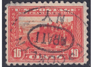 USA 1915 Panama-Pacific Exposition (10c orange perforated 10) us