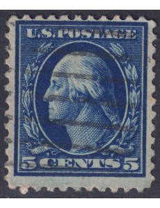 USA 1917 George Washington (5c light blue) us
