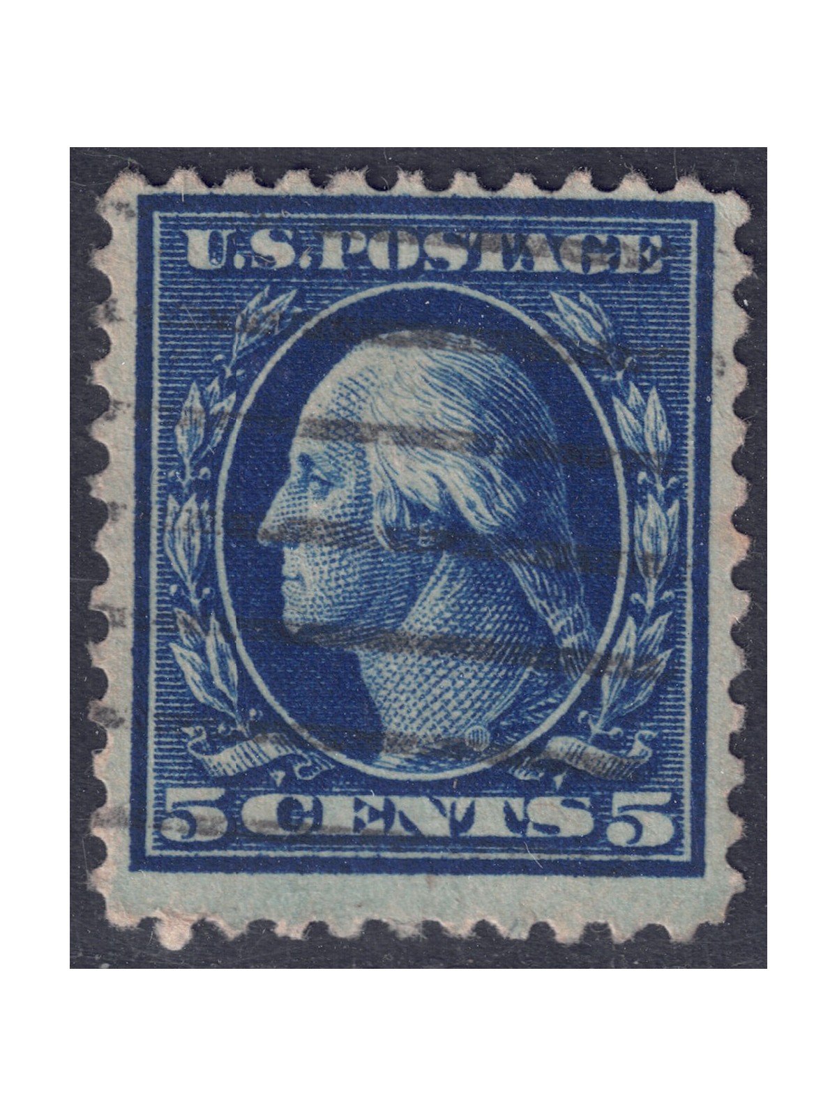 USA 1917 George Washington (5c light blue) us