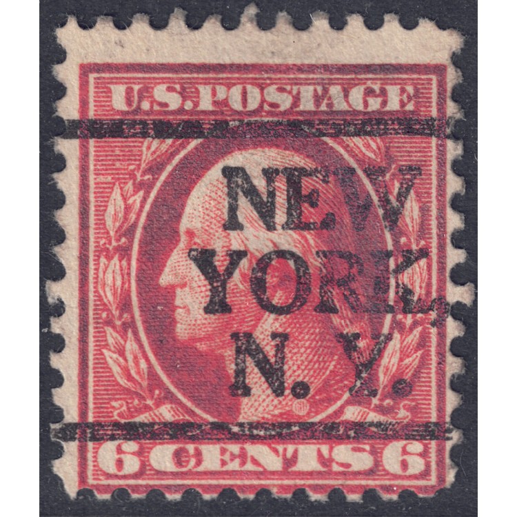 USA 1917 George Washington (6c rosso arancio) us