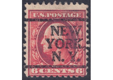 USA 1917 George Washington (6c orange red) us