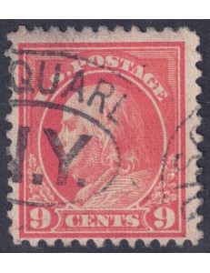 USA 1917 Benjamin Franklin (9c Salmon Red) us