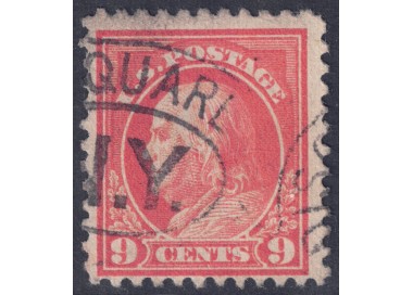 USA 1917 Benjamin Franklin (9c Salmon Red) us