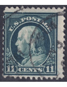 USA 1917 Benjamin Franklin (11c dark green) us