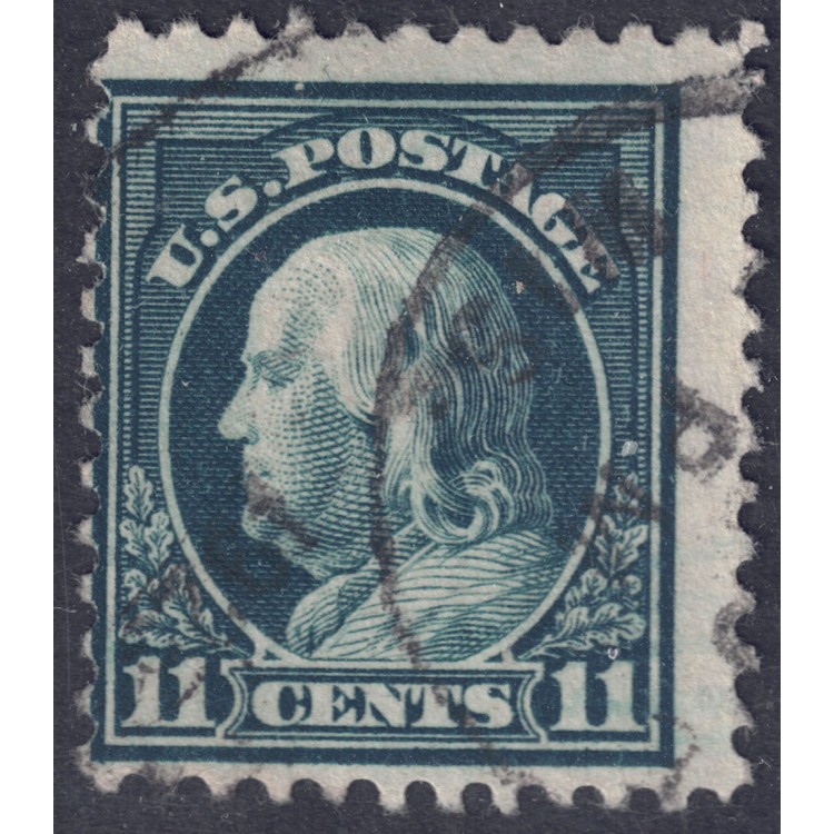 USA 1917 Benjamin Franklin (11c dark green) us