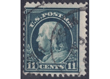 USA 1917 Benjamin Franklin (11c verde scuro) us
