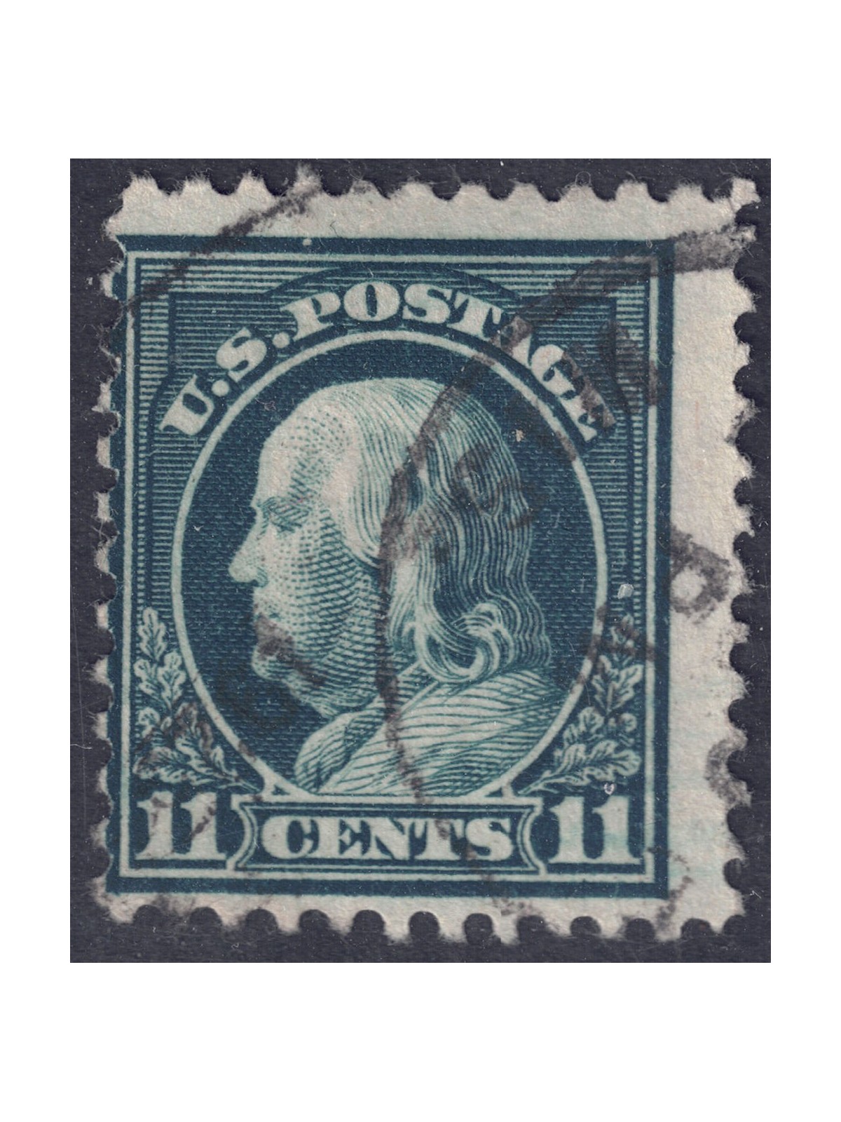 USA 1917 Benjamin Franklin (11c dark green) us