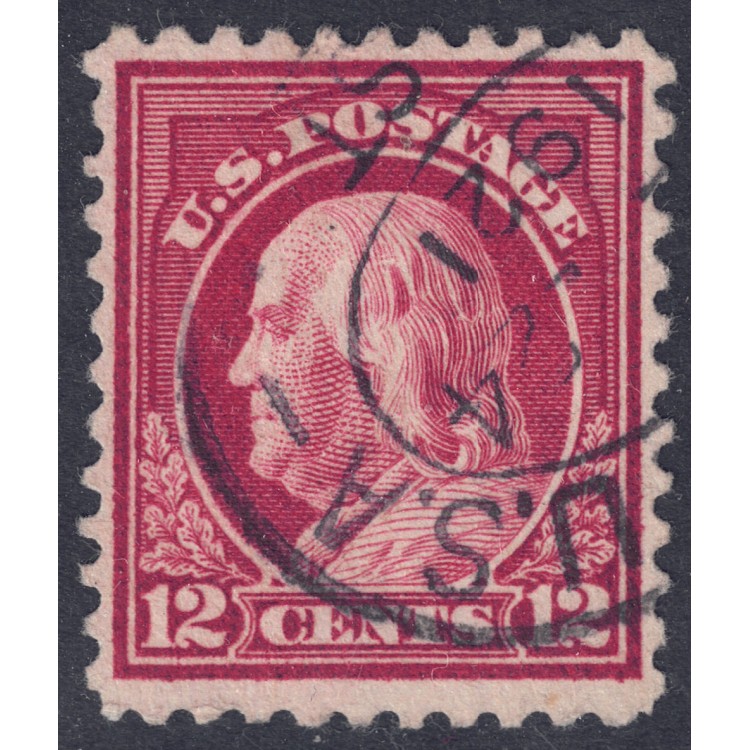 USA 1917 Benjamin Franklin (12c bruno lilla) us