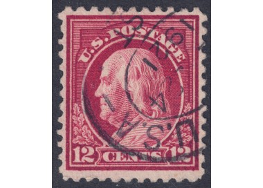 USA 1917 Benjamin Franklin (12c lilac brown) us