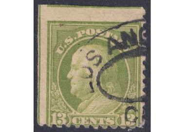 USA 1917 Benjamin Franklin (13c apple green) us