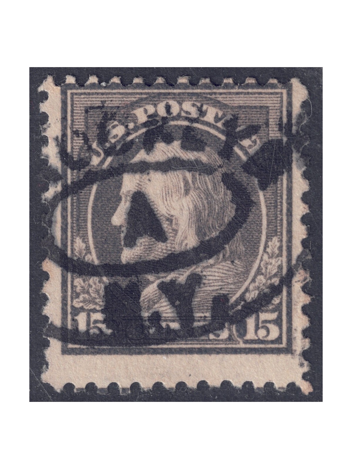 USA 1917 Benjamin Franklin (15c grey) us