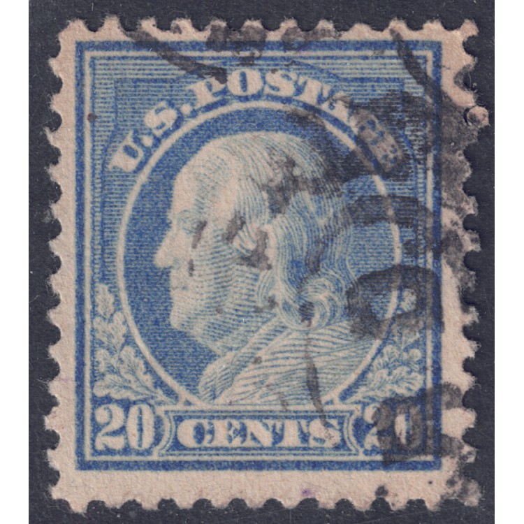 USA 1917 Benjamin Franklin (20c azzurro) us