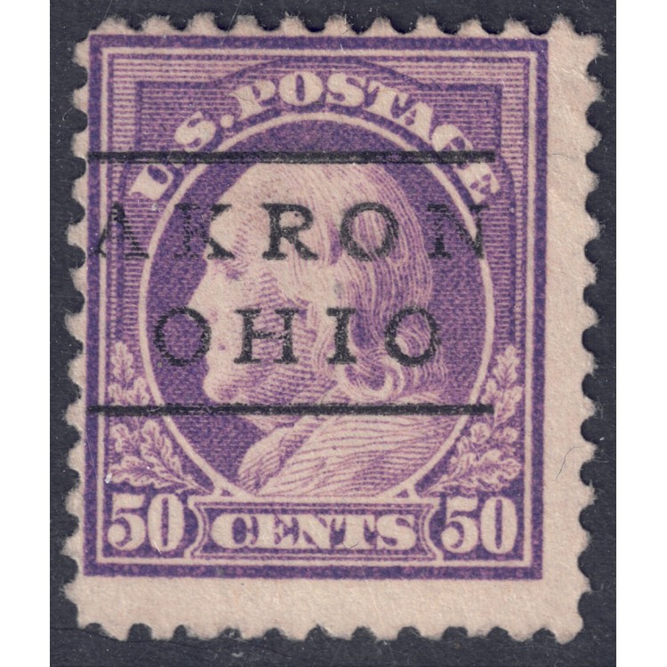 USA 1917 Benjamin Franklin (50c violet) us