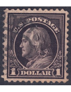 USA 1917 Benjamin Franklin ($1 black violet) us