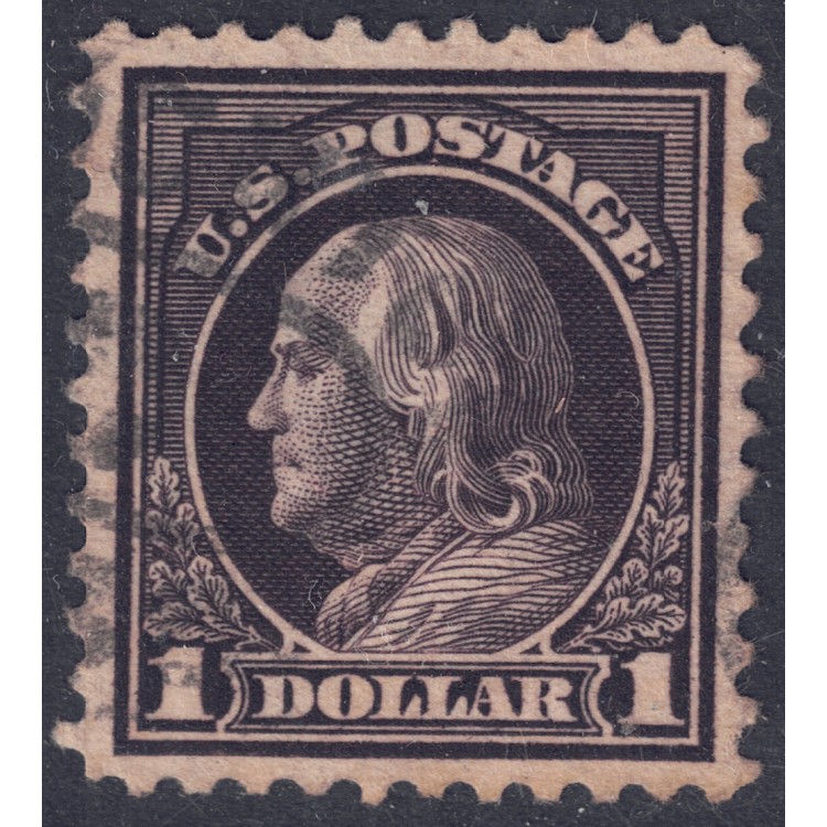 USA 1917 Benjamin Franklin ($1 black violet) us