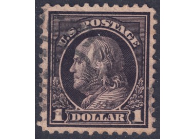 USA 1917 Benjamin Franklin ($1 black violet) us